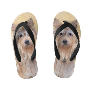 Berger Picard Malerei - Niedliche Original Hunde K Kinderbadesandalen
