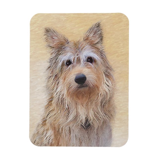 Berger Picard Malerei - Niedliche Original Hunde K Magnet (Vertikal)