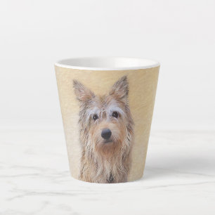 Berger Picard Malerei - Niedliche Original Hunde K Milchtasse