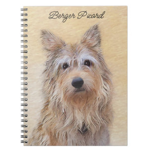 Berger Picard Malerei - Niedliche Original Hunde K Notizblock
