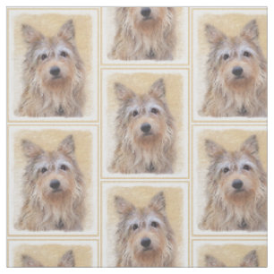 Berger Picard Malerei - Niedliche Original Hunde K Stoff