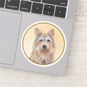 Berger Picard Malerei - Süße originelle Hundekunst Aufkleber