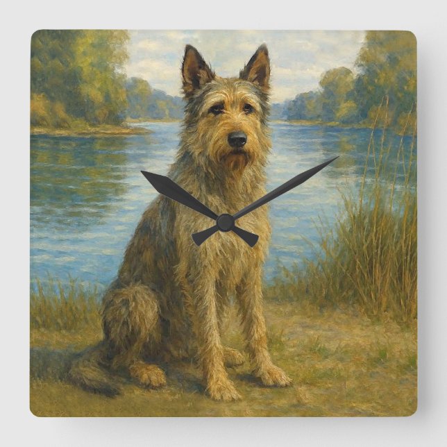 Berger Picard Quadratische Wanduhr (Vorderseite)