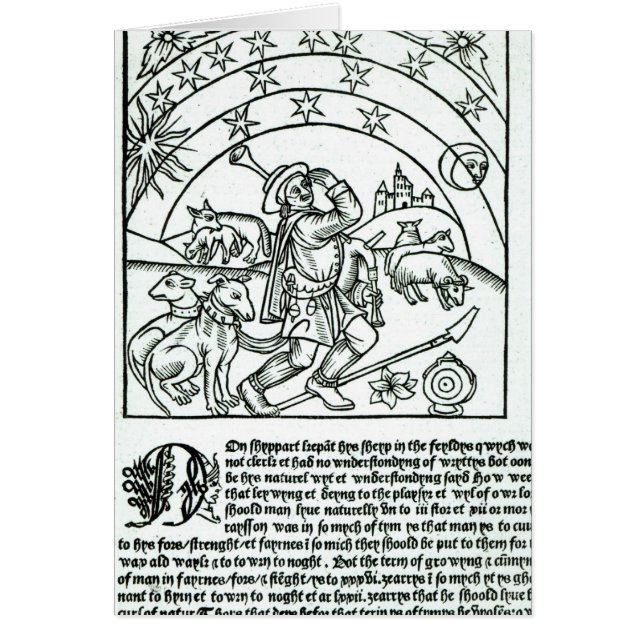 Berger sous Sun, lune et étoiles (Devant)