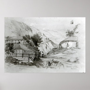 Bergerhaus, Valparaiso, 1834 Poster