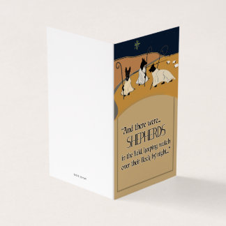 Bergers dans la nuit - Carte de fin de année