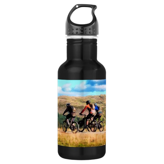 BERGFAHREN EDELSTAHLFLASCHE (Vorderseite)