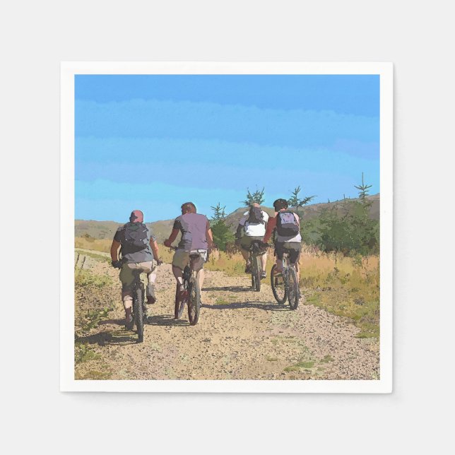 BERGFAHREN SERVIETTE (Vorderseite)