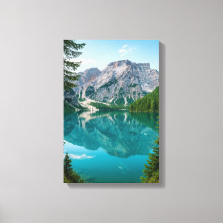 Bergflora und Fauna am Blauen See Leinwanddruck