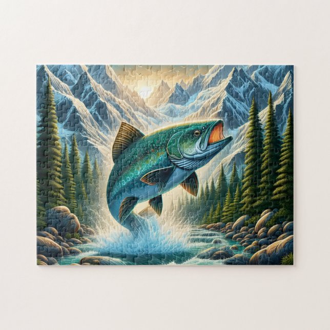 Bergflussforellenfischen (Horizontal)