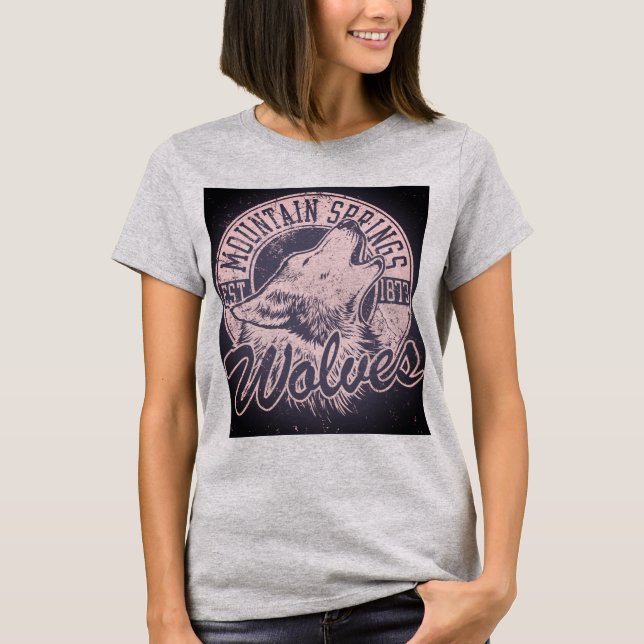 Bergfrüchte Wolves Howling T - Shirt (Vorderseite)
