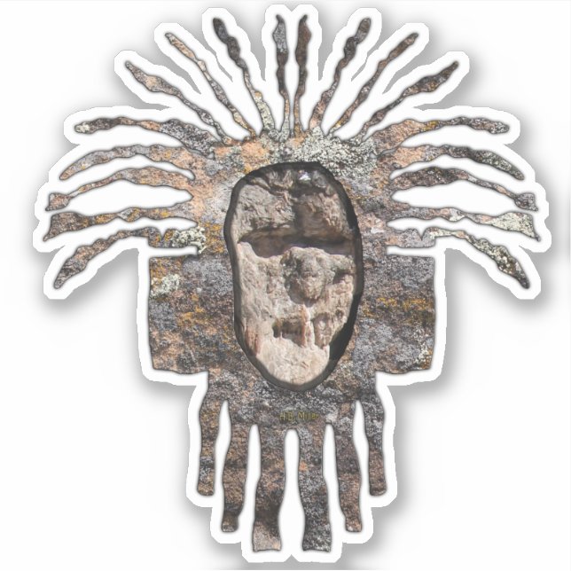 Berggeist Aufkleber (Vorderseite)