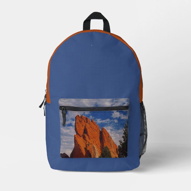 Berggeist  bedruckter rucksack (Vorderseite)