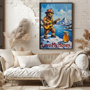 Berggipfel: Bärenhaus Poster