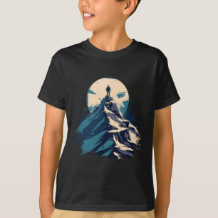Berggipfel-Explorer-Design - Klettern und Natur T-Shirt