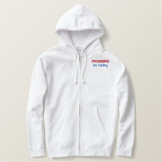 Berggipfel-Pioniere Bestickter Hoodie