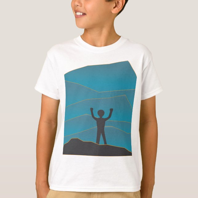 Berggipfel T-Shirt (Vorderseite)