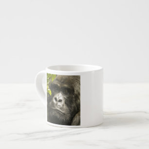 Berggorilla, Gorilla beringei beringei, Espressotasse