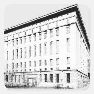 Berghain Quadratischer Aufkleber