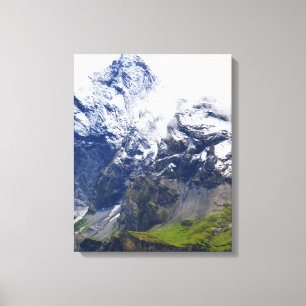 Berghang in den Schweizer Alpen Leinwanddruck