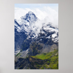 Berghang in den Schweizer Alpen Poster