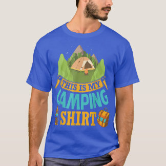 Berghaus Bäume Beutel Campfeuer Camper Das ist mei T-Shirt