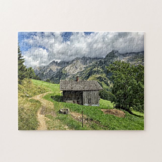 Berghütte, Les Aravis, Französische Alpen (Horizontal)