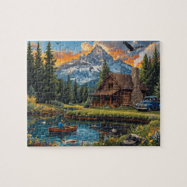 Berghütte Morgenstille (Horizontal)