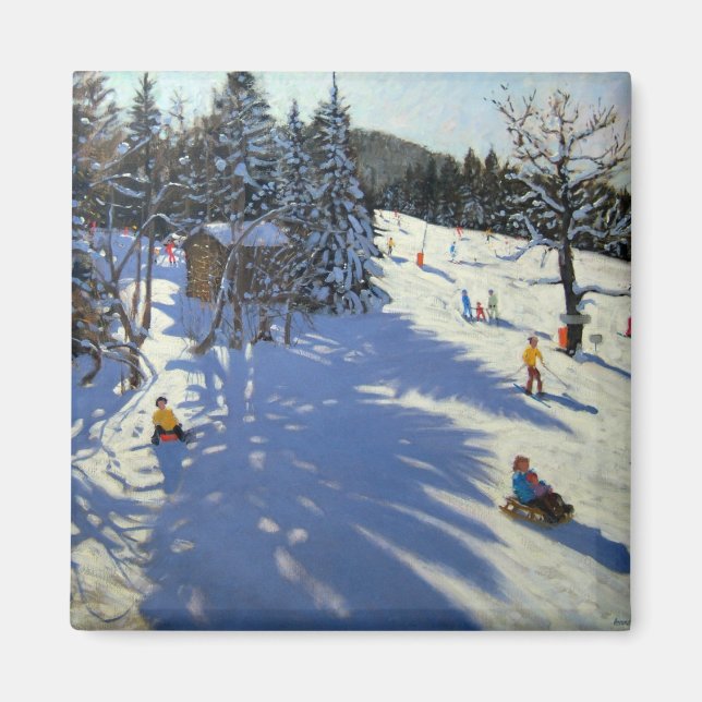 Berghütte Morzine Magnet (Vorne)