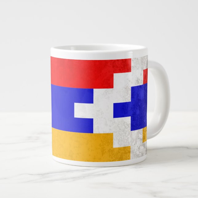 Bergkarabach Jumbo-Tasse (Vorderseite Rechts)