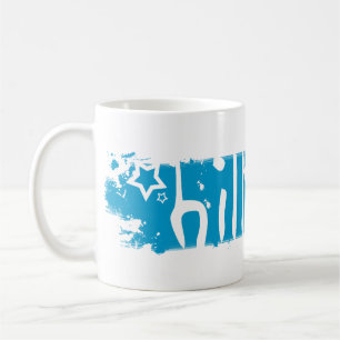 Bergklammer 08. kratzte sich. kaffeetasse