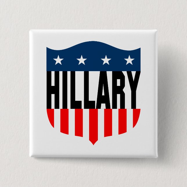 Bergklatsche US Flagge Button (Vorderseite)