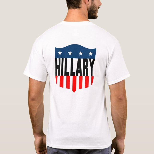 Bergklatsche US Flagge T-Shirt (Rückseite)