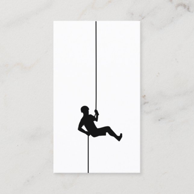 Bergkletterkarte Visitenkarte (Vorderseite)