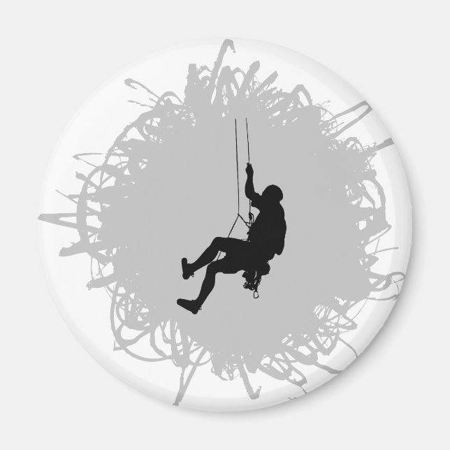Bergkletterstil Magnet (Vorne)
