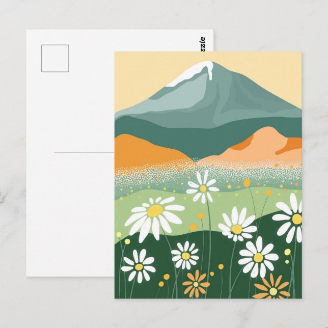 Bergkunst. Postkarte (Vorne/Hinten)
