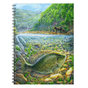 Berglandfisch Notizblock