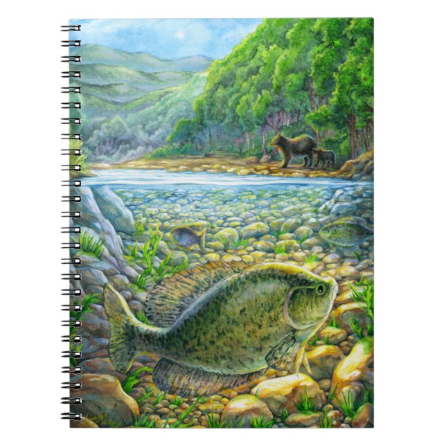 Berglandfisch Notizblock (Vorderseite)
