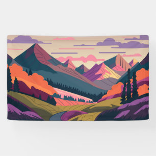 Berglandschaft Banner