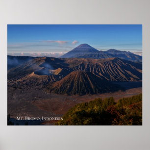 Berglandschaft Bromo Indonesien Reisen Poster