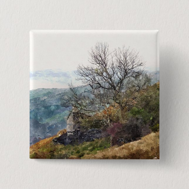 BERGLANDSCHAFT BUTTON (Vorderseite)