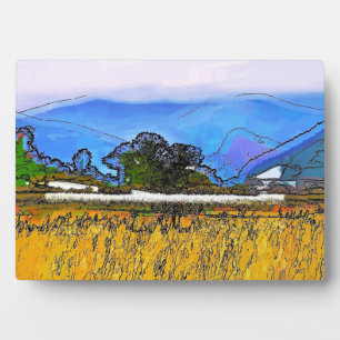 BERGLANDSCHAFT FOTOPLATTE