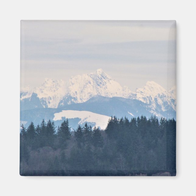 Berglandschaft Grosser Platz Magnet (Vorne)