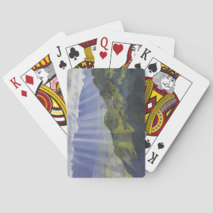 Berglandschaft in der Schweiz (Serebriakova) Spielkarten