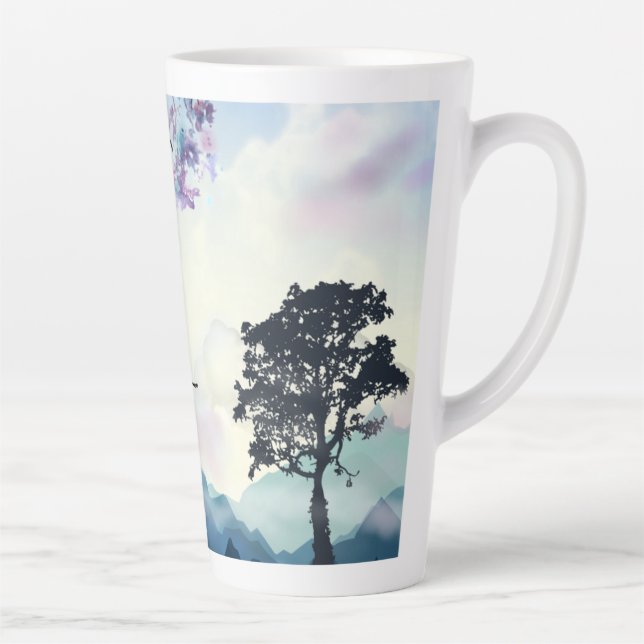 Berglandschaft Kaffee-Tasse Milchtasse (Rechts)