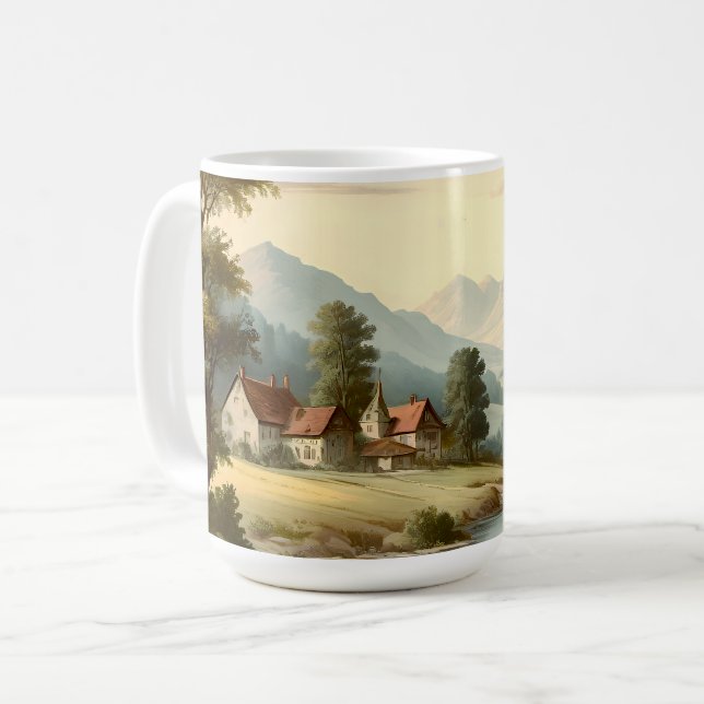 Berglandschaft Kaffeetasse (Vorderseite Links)