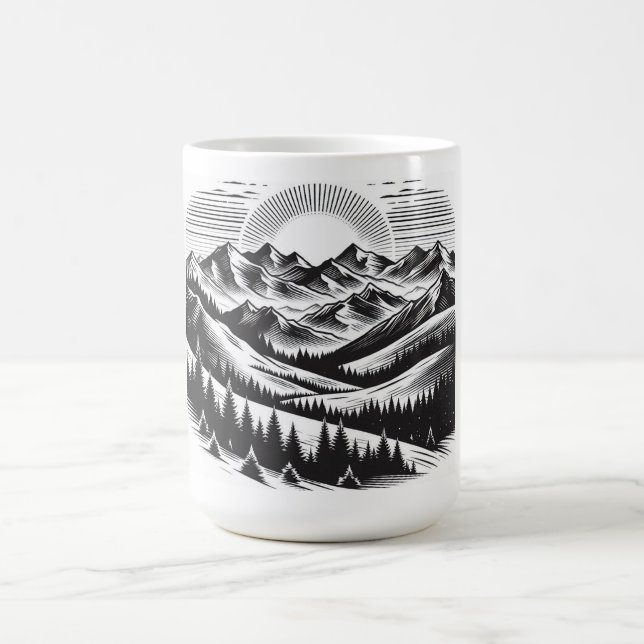 Berglandschaft Kaffeetasse (Mittel)