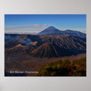 Berglandschaft Mount Bromo Indonesien Reise Poster