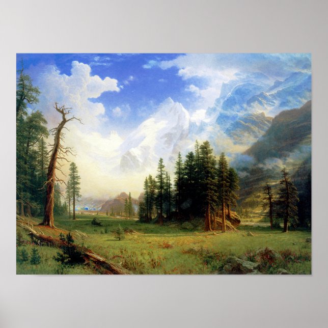 Berglandschaft Poster (Vorne)