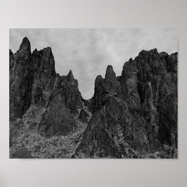 Berglandschaft Poster (Vorne)